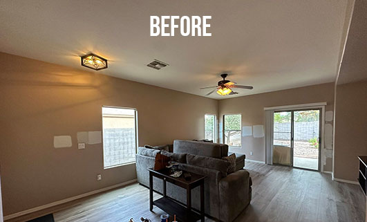 Interior Painting Before and After work in Singapore