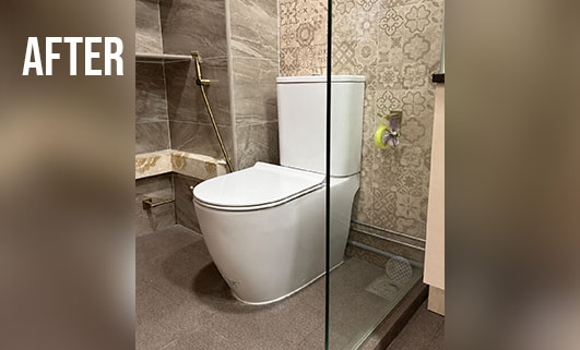 High Commode change After image, Plumbing Service in Singapore