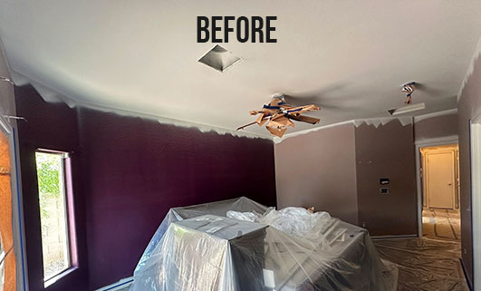 Bed Room Painting in Singapore, Before Painting Image