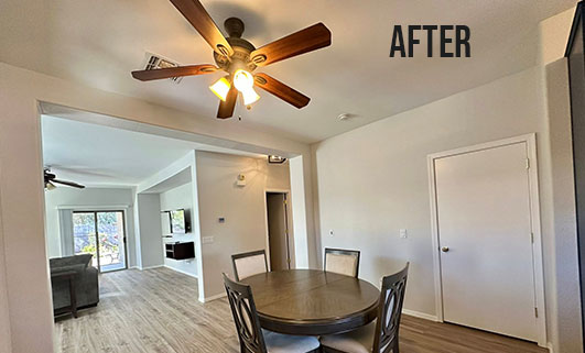 Dining Room Painting After image
