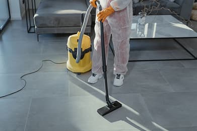 Cleaning work