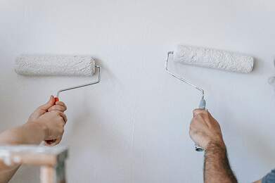 Image of Doing Painting on a wall