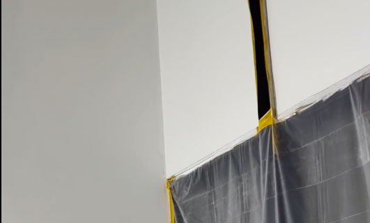 Prep work for painting